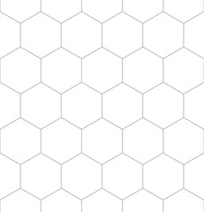 Vector seamless cubic hexagon pattern. Abstract geometric low poly background. Stylish grid texture.