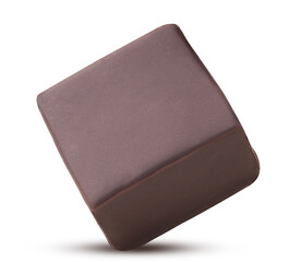 Square chocolate candy hand made