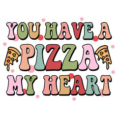 retro valentine's day design