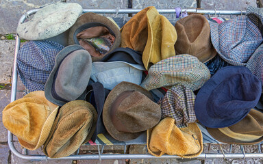 Wool Hats Top View