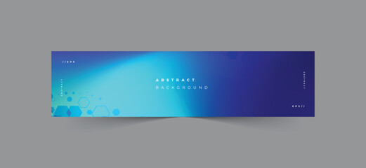 Linkedin banner technology abstract background