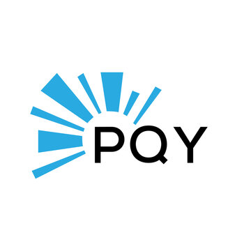 PQY letter logo. PQY blue image on white background and black letter. PQY technology  Monogram logo design for entrepreneur and business. PQY best icon.

