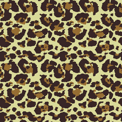 
Leopard seamless print, fashionable stylish pattern for textiles, animal skin