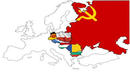 Il blocco sovietico nella guerra fredda © GMfoto