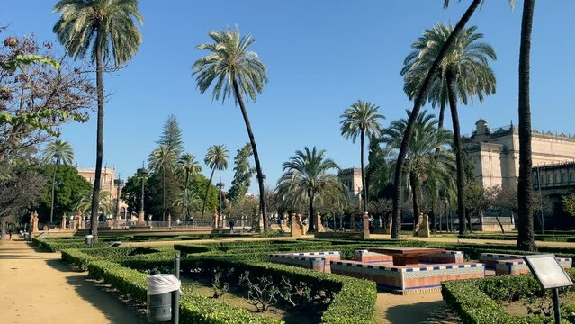 Parque de Maria Luisa yPabellon Mudejar.
