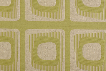 Upholstery fabric fragment for furniture, home or office decor, close up