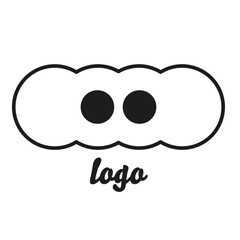 Simple, minimalistic logo for pig.