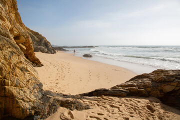 Landscape View of  Carreiro da Fazenda Beach, Vila Nova de Milfontes, Portugal