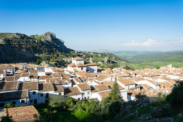 Fototapeta na wymiar Scenic village in the mountains in Andalusia, Spain
