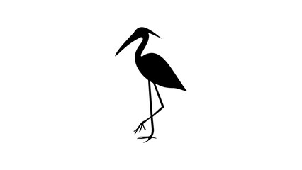 Heron silhouette