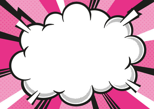 Bulle style bande dessin&eacute;e am&eacute;ricaine