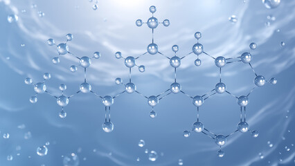 lsd molecular structure, 3d model Lysergic acid diethylamide, structural chemical formula view from a microscope
