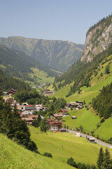 Fototapeta na wymiar Grossarl valley in the Austrian Alps, Austria
