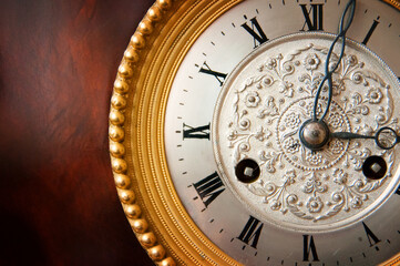 old clock face