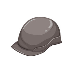 head helmet builder cartoon. head helmet builder sign. isolated symbol vector illustration
