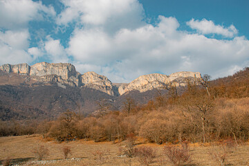 landscape in the beautiful mountains