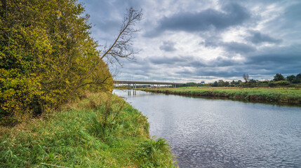 river in the countryside