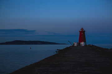Fototapeta premium lighthouse on the coast of the island