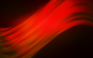 Dark Red vector template with space stars.