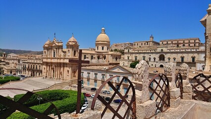 Cathédrale de San Nicolò, Noto, province de Syracuse, Sicile, Italie
