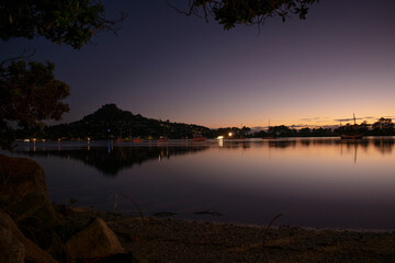 Sunsrise over the harbor