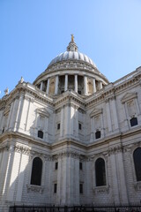 Fototapeta na wymiar The Saint Paul´s Cathedral in London, England Great Britain