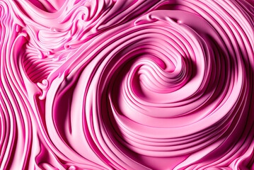 Pink icing texture. Generative AI