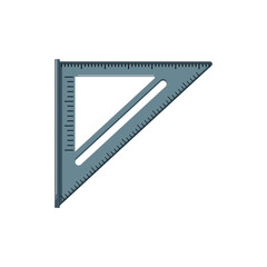 home ruler builder cartoon. home ruler builder sign. isolated symbol vector illustration