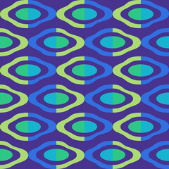 Abstract attractive ornament for decorating any surfaces or things. Seamless pattern.