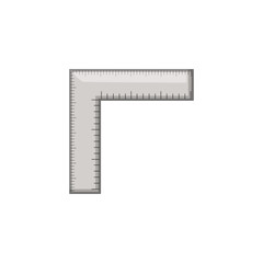 engineer ruler builder cartoon. engineer ruler builder sign. isolated symbol vector illustration