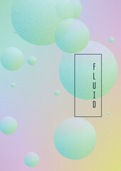 Holographic cover with radial fluid