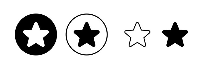 Star Icon vector illustration. rating sign and symbol. favourite star icon