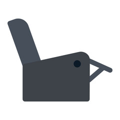 Recliner Flat Icon