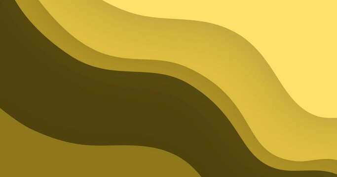 golden gradation wave pattern abstract background animation