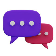 speech bubble 3d icon