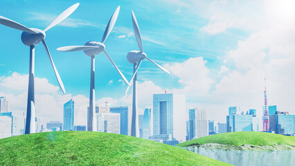 Renewable energy for wind power　風力発電