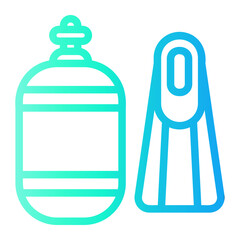 snorkeling icon