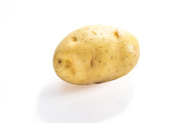 potatoes isolated on white background