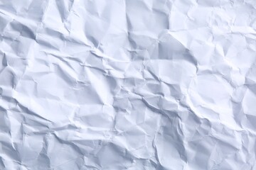 Obraz premium Crumpled sheet of paper as background, closeup