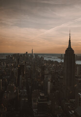 Fototapeta na wymiar city skyline Manhattan usa New York panorama 