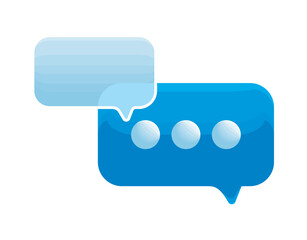 talk bubble glassmorphism icon