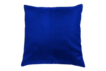 Dark Blue Silk Pillow