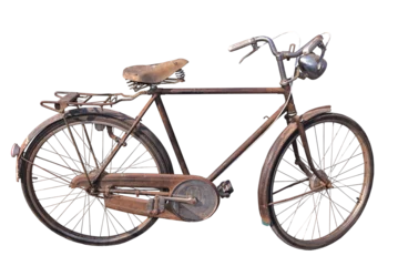 Poster Old vintage bicycles © nuwatphoto