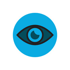 Obraz premium Eye icon vector logo design illustration