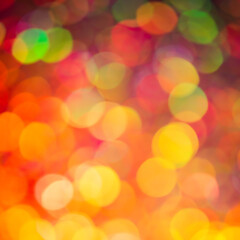 Defocused Christmas Lights background, holiday abstract bokeh