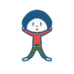 A man's body language