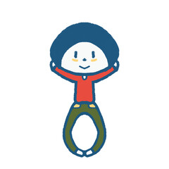 A man's body language