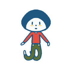 A man's body language