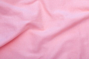 Close-up shot of pink fabric