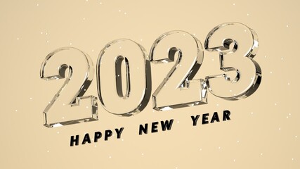 2023 new year graphic resources illustration 3D design
